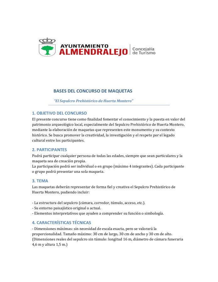 BASES CONCURSO MAQUETAS