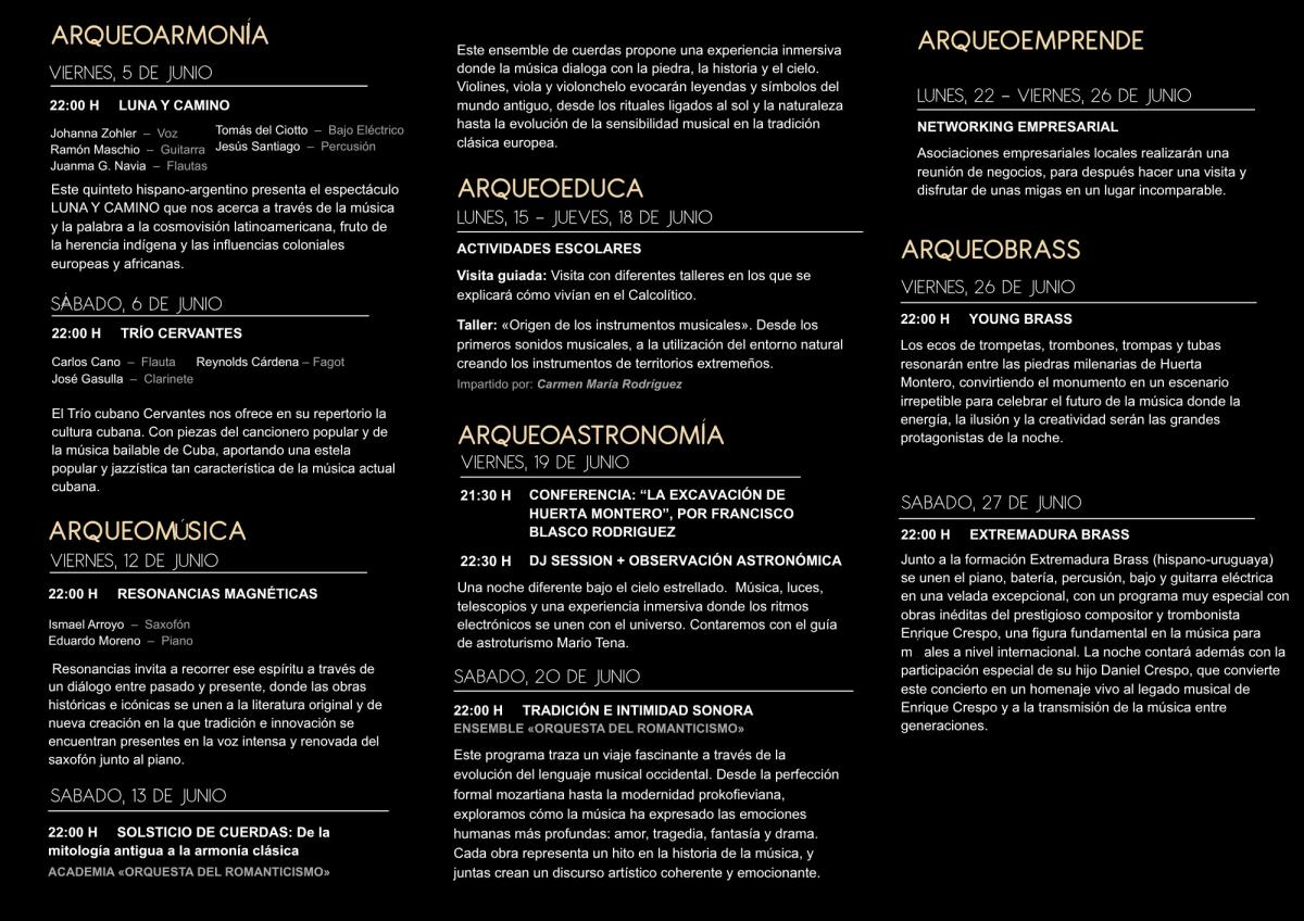 PROGRAMACIÓN SEPULCRO HUERTA MONTERO SOLSTICIO DE VERANO 
